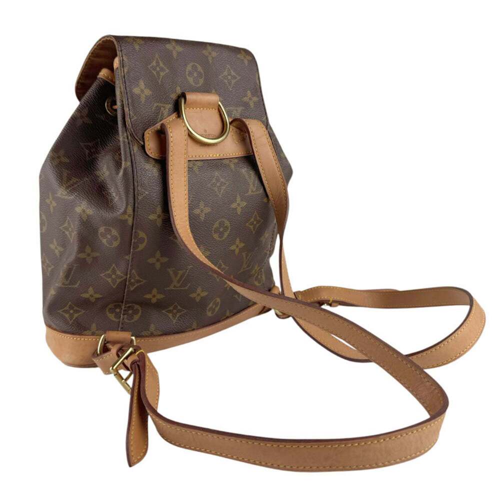 LOUIS VUITTON Brown Monogram Canvas Backpack - Picture 10 of 13